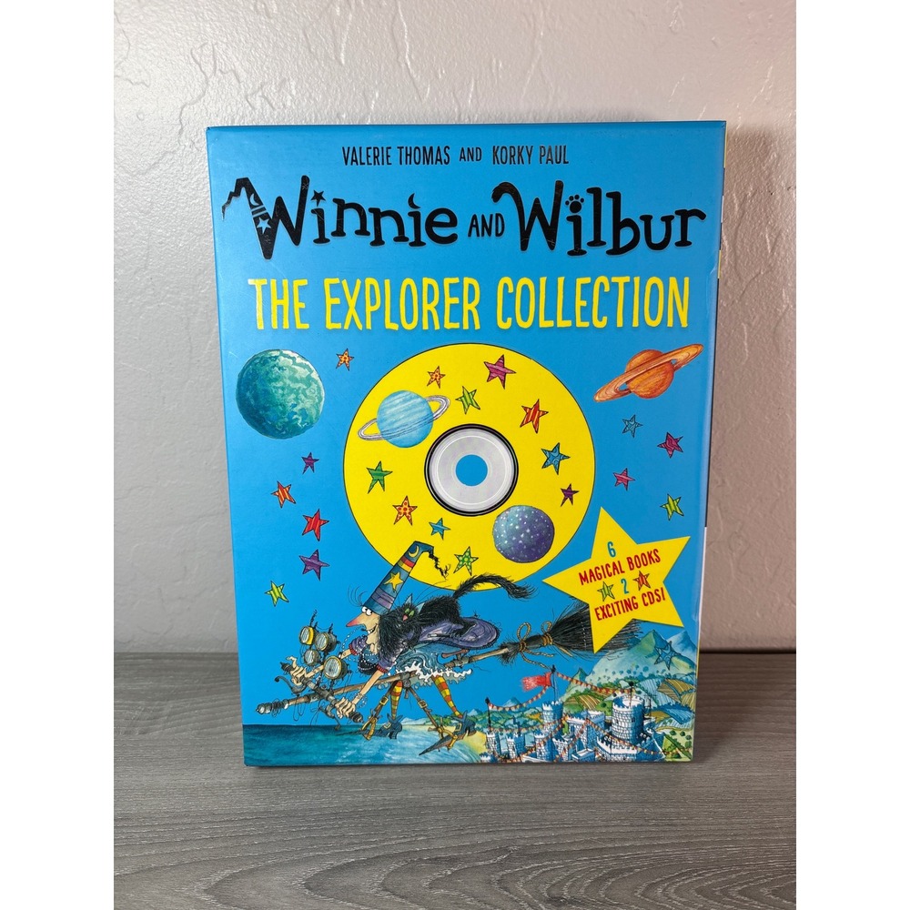 Winnie and Wilbur The Explorer Collection 6 Books & 2 CDs Valerie Thomas Box Set